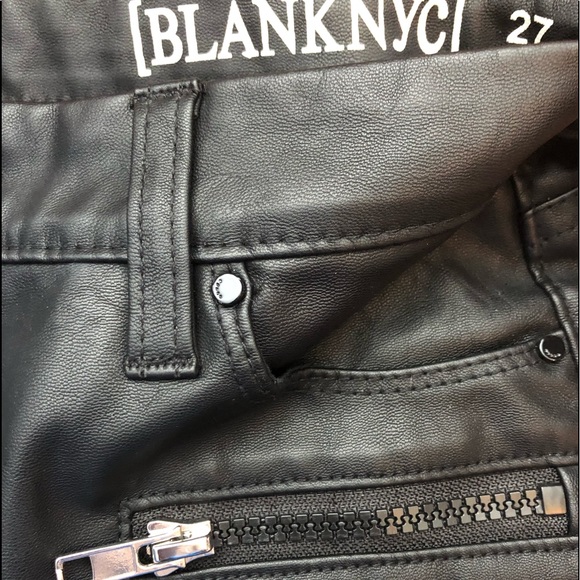 Blank NYC - vegan leather pants. New condition. - Picture 5 of 8